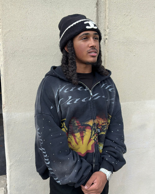 “No Warning” Zip Up