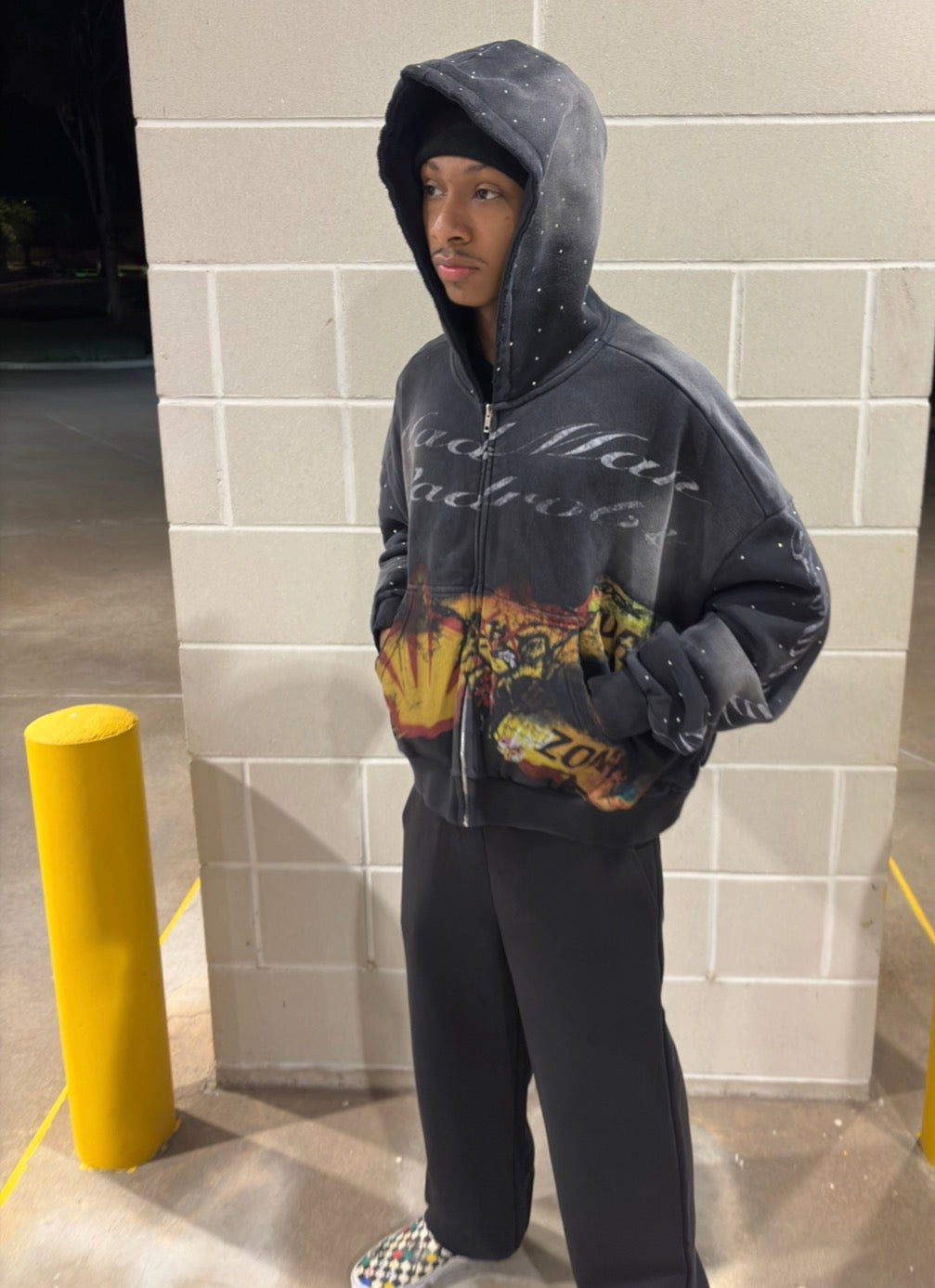 “No Warning” Zip Up